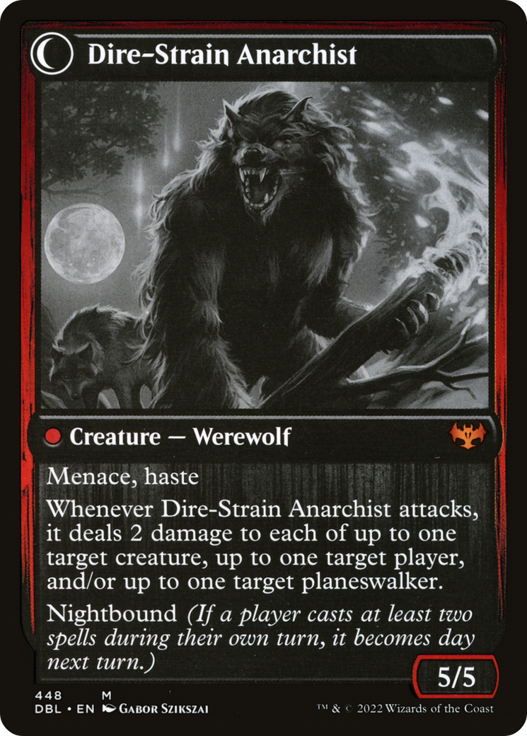 Volatile Arsonist (DBL-448) - Innistrad: Double Feature: (Double Faced Transform) Foil-2