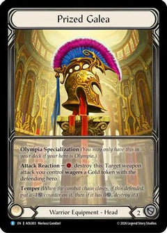 Prized Galea (Extended Art) (AOL003) - Armory Deck: Olympia, Prized Fighter Rainbow Foil-1