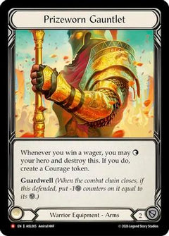 Prizeworn Gauntlet (AOL005) - Armory Deck: Olympia, Prized Fighter Rainbow Foil-1