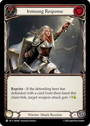Ironsong Response (Red) (AOL008) - Armory Deck: Olympia, Prized Fighter-1