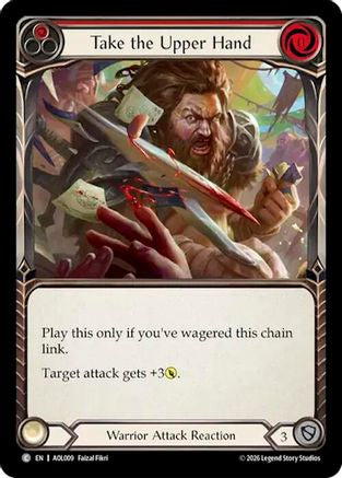 Take the Upper Hand (Red) (AOL009) - Armory Deck: Olympia, Prized Fighter-1