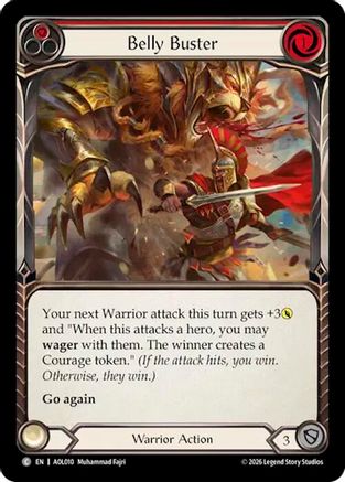 Belly Buster (Red) (AOL010) - Armory Deck: Olympia, Prized Fighter-1