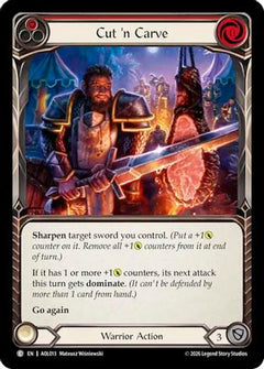 Cut 'n Carve (Red) (AOL013) - Armory Deck: Olympia, Prized Fighter-1