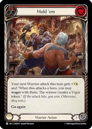 Hold 'em (Red) (AOL015) - Armory Deck: Olympia, Prized Fighter-1
