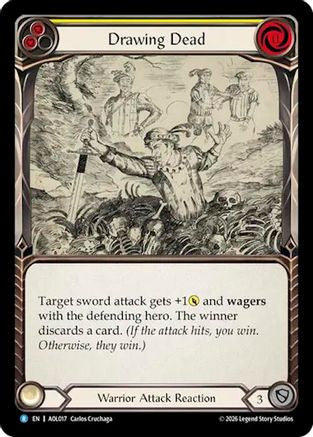 Drawing Dead (Yellow) (AOL017) - Armory Deck: Olympia, Prized Fighter-1