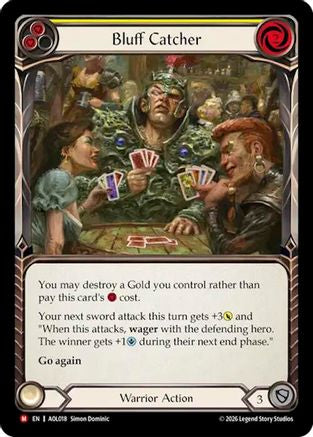 Bluff Catcher (Yellow) (AOL018) - Armory Deck: Olympia, Prized Fighter-1