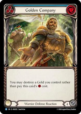 Golden Company (Blue) (AOL022) - Armory Deck: Olympia, Prized Fighter-1