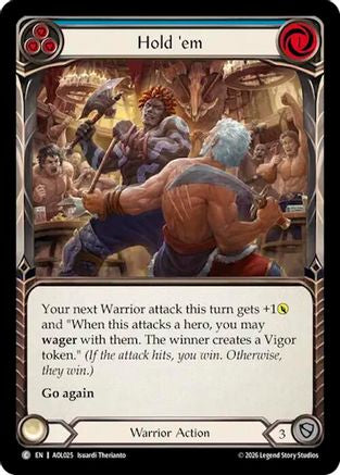 Hold 'em (Blue) (AOL025) - Armory Deck: Olympia, Prized Fighter-1