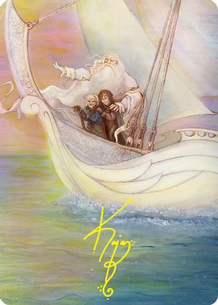 Dawn of a New Age Art Card (Gold-Stamped Signature) (ASHOB-026) - Art Series: The Hobbit-1