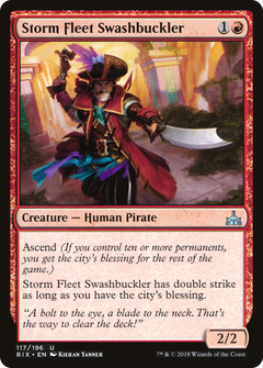 Storm Fleet Swashbuckler [Rivals of Ixalan]-1