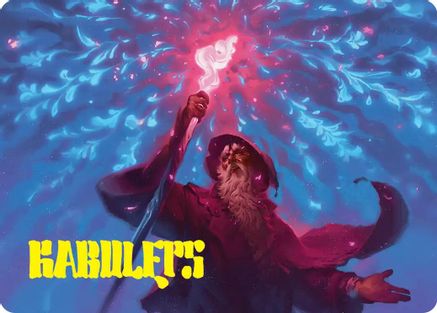 Wizard's Staff Art Card (Gold-Stamped Signature) (ASHOB-015) - Art Series: The Hobbit-1