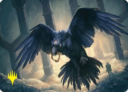 Most Decrepit Old Bird Art Card (Gold-Stamped) (ASHOB-042) - Art Series: The Hobbit-1