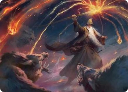 Gandalf, Shadow's Foe Art Card (ASHOB-046) - Art Series: The Hobbit-1