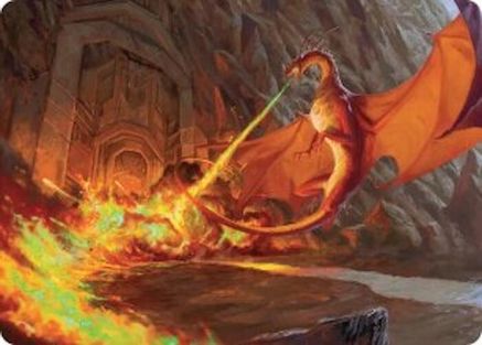 Smaug's Fury Art Card (ASHOB-018) - Art Series: The Hobbit-1