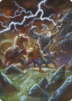 Call Forth the Tempest Art Card (ASHOB-033) - Art Series: The Hobbit-1
