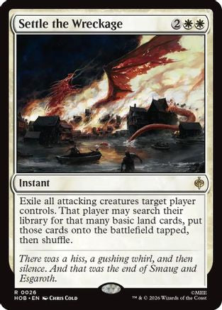 Settle the Wreckage (HOB-026) - The Hobbit Foil-1