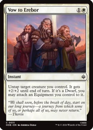 Vow to Erebor (HOB-031) - The Hobbit-1