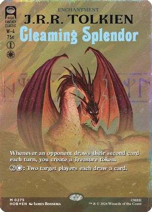 Gleaming Splendor (Borderless) (Surge Foil) (HOB-275) - The Hobbit Foil-1