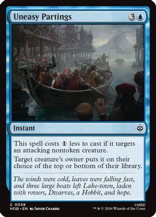 Uneasy Partings (HOB-058) - The Hobbit-1
