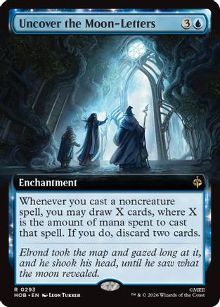 Uncover the Moon-Letters (Extended Art) (HOB-293) - The Hobbit Foil-1