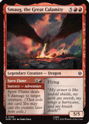 Smaug, the Great Calamity (HOB-109) - The Hobbit Foil-1