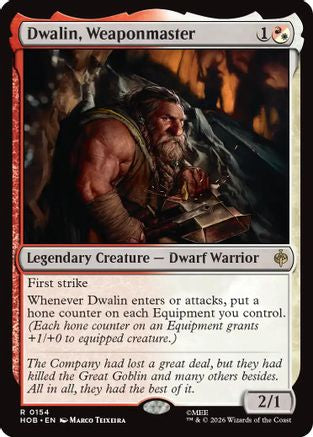 Dwalin, Weaponmaster (HOB-154) - The Hobbit Foil-1