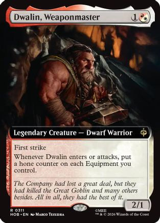 Dwalin, Weaponmaster (Extended Art) (HOB-311) - The Hobbit-1