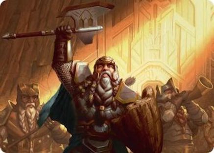 Thorin, Company's Leader Art Card (ASHOB-047) - Art Series: The Hobbit-1
