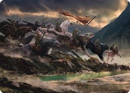 Tide of Fury and Disorder Art Card (ASHOB-053) - Art Series: The Hobbit-1