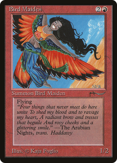 Bird Maiden (Light Mana Cost) [Arabian Nights]-1