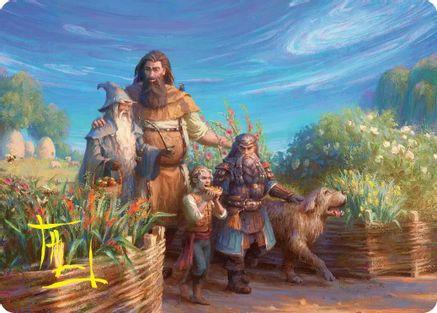 Beorn's Hospitality Art Card (Gold-Stamped Signature) (ASHOB-020) - Art Series: The Hobbit-1