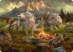 Mount Gundabad Mobilizes Art Card (ASHOB-054) - Art Series: The Hobbit-1