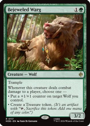 Bejeweled Warg (HOB-117) - The Hobbit Foil-1