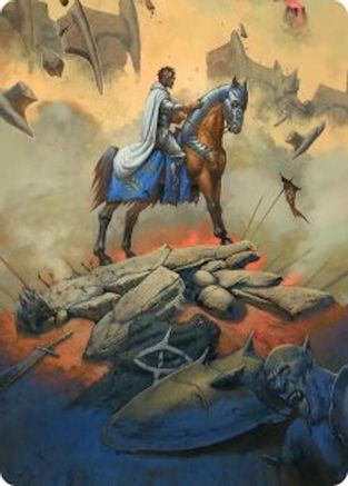 Aragorn, the Uniter Art Card (ASHOB-034) - Art Series: The Hobbit-1