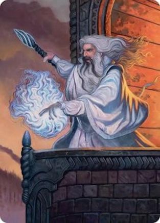 Saruman of Many Colors Art Card (ASHOB-035) - Art Series: The Hobbit-1