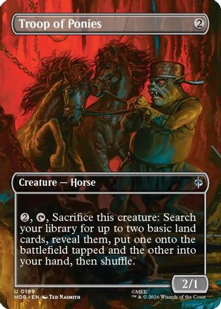 Troop of Ponies (Borderless) (HOB-199) - The Hobbit-1