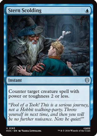 Stern Scolding (HOC-183) - The Hobbit: Eternal-Legal-1