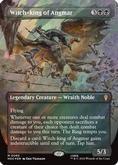 Witch-king of Angmar (Borderless) (Surge Foil) (HOC-060) - The Hobbit: Eternal-Legal Foil-1