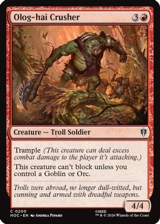 Olog-hai Crusher (HOC-200) - The Hobbit: Eternal-Legal-1