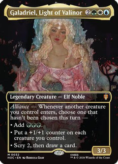 Galadriel, Light of Valinor (Borderless) (HOC-032) - The Hobbit: Eternal-Legal-1