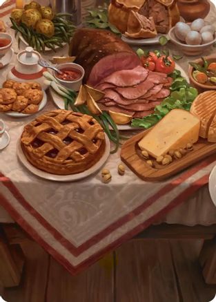 Bag End Banquet Art Card (5/12) (ASHOB-005) - Art Series: The Hobbit-1