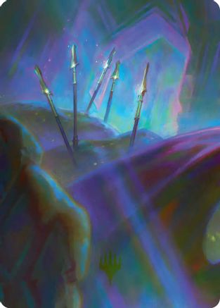 Long-Lost Lances Art Card (7/12) (ASHOB-007) - Art Series: The Hobbit-1