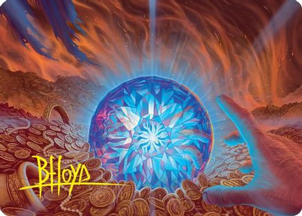 The Arkenstone Art Card (Gold-Stamped Signature) (ASHOB-044) - Art Series: The Hobbit-1