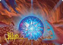 The Arkenstone Art Card (Gold-Stamped Signature) (ASHOB-044) - Art Series: The Hobbit-1