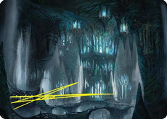 Elvenking's Halls Art Card (Gold-Stamped Signature) (ASHOB-023) - Art Series: The Hobbit-1
