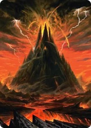 Mount Doom Art Card (ASHOB-039) - Art Series: The Hobbit-1