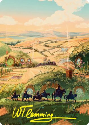 Plains Art Card (Gold-Stamped Signature) (ASHOB-041) - Art Series: The Hobbit-1