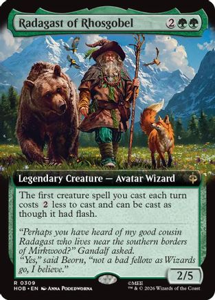 Radagast of Rhosgobel (Extended Art) (HOB-309) - The Hobbit Foil-1