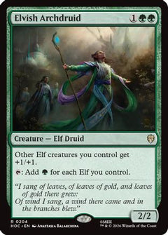 Elvish Archdruid (HOC-204) - The Hobbit: Eternal-Legal-1