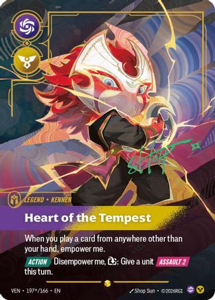 Kennen - Heart of the Tempest (Signature) (197*/166) - Vendetta Foil-1